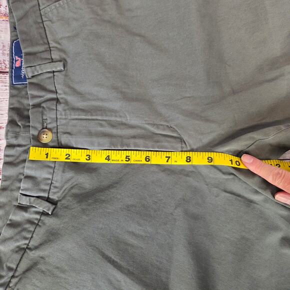 Vineyard Vines Mens Stretch Breaker Chino Pants Sz 34X30 Olive Green Cargo Golf - Picture 12 of 12